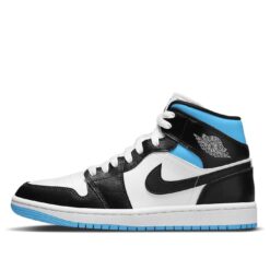 Air Jordan 1 Mid University Blue Black White