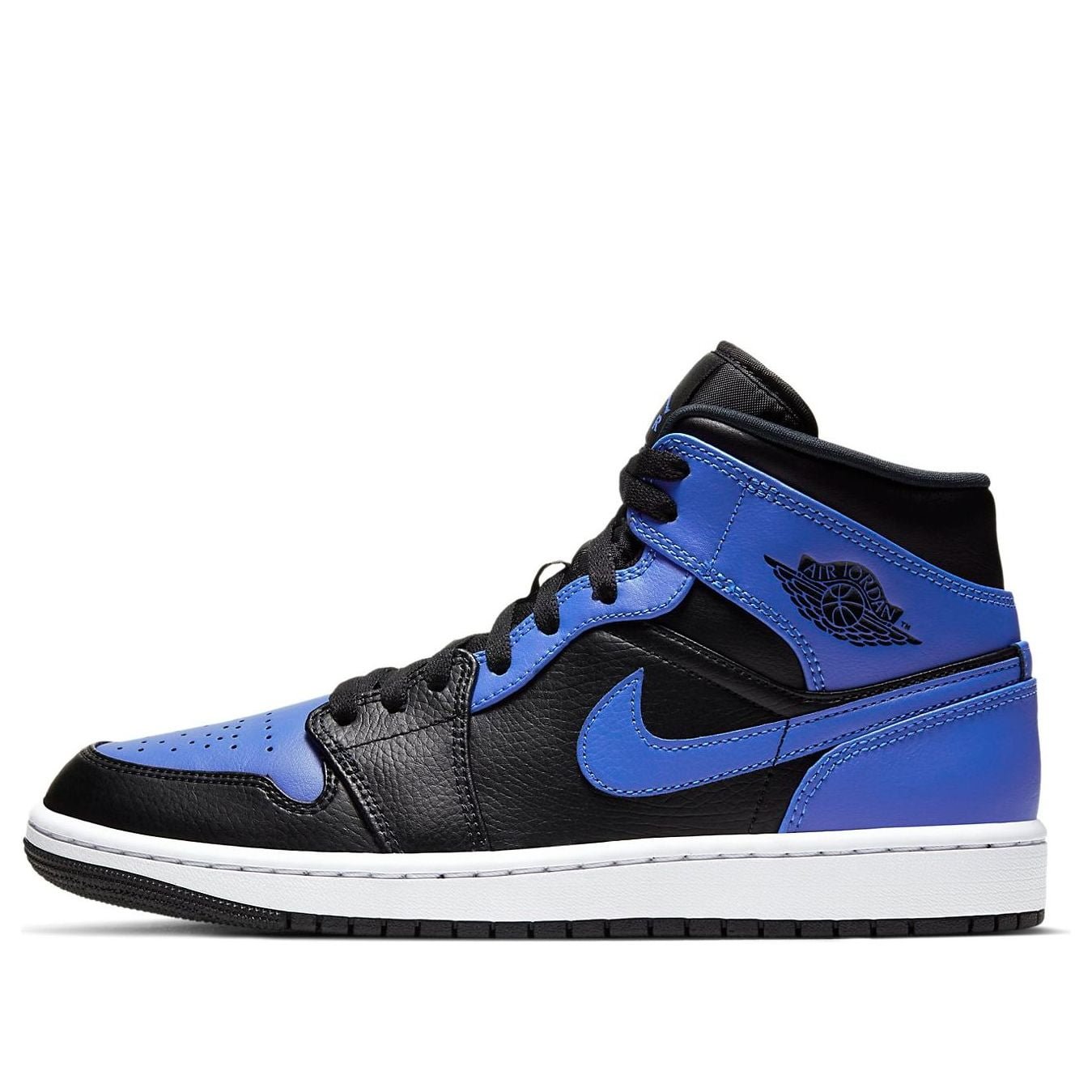 Air Jordan 1 Mid Hyper Royal Black