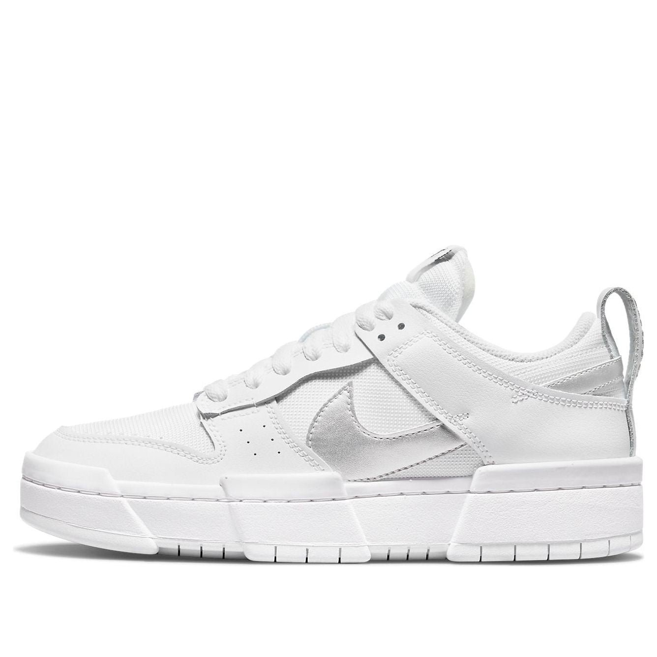 Nike Dunk Low Disrupt White Metallic Silver
