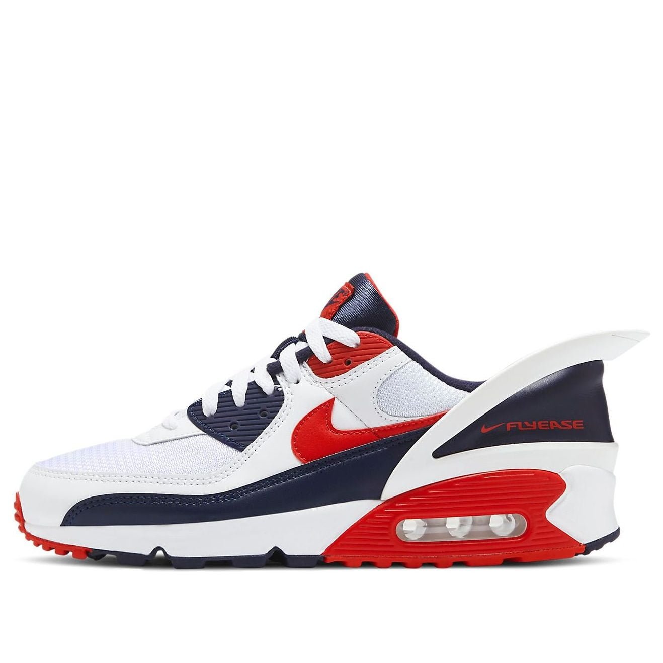 Nike Air Max 90 Flyease USA White Blue Red
