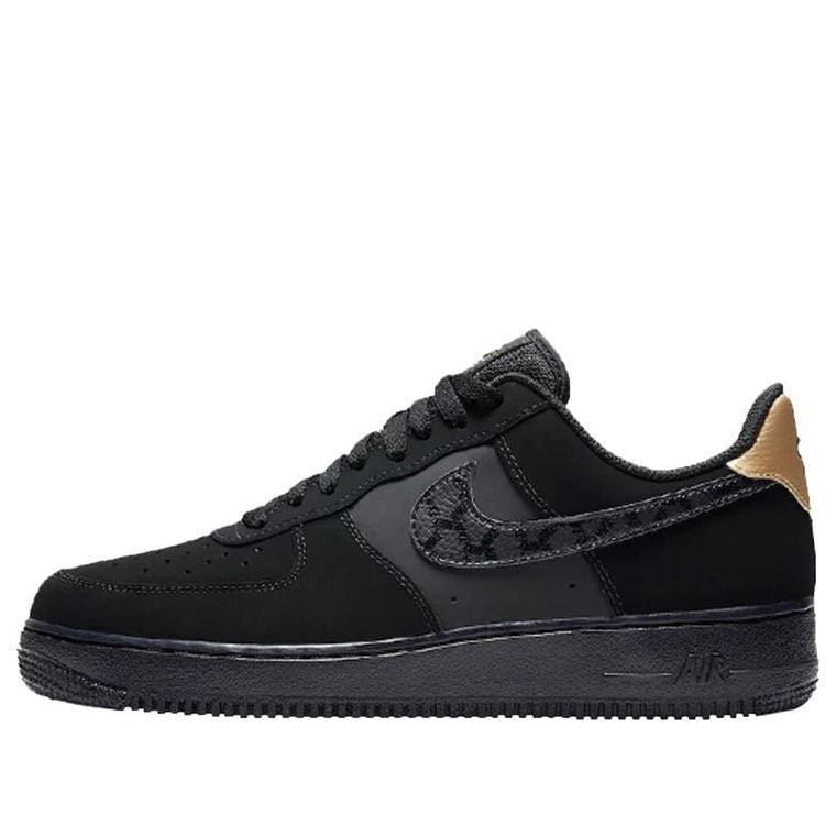 Nike Air Force 1 Low Matte Black Gold