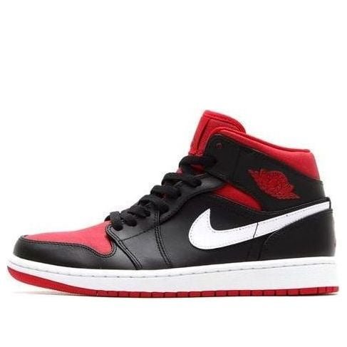 Air Jordan 1 Mid Black Gym Red