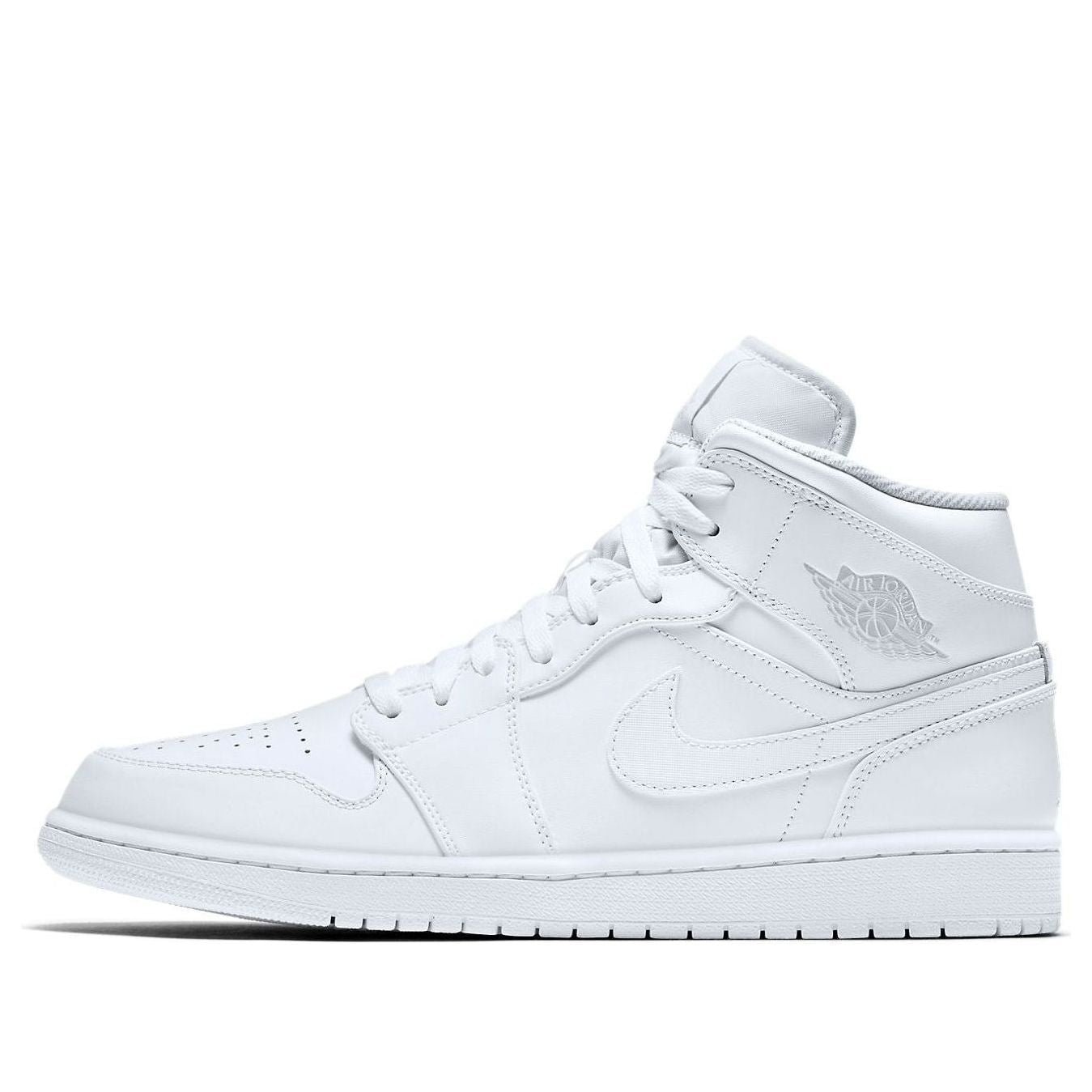 Air Jordan 1 Retro Mid White Pure Platinum