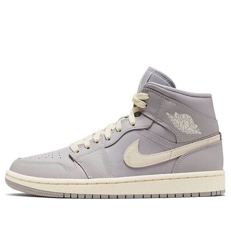 Air Jordan 1 Mid Grey Light Bone
