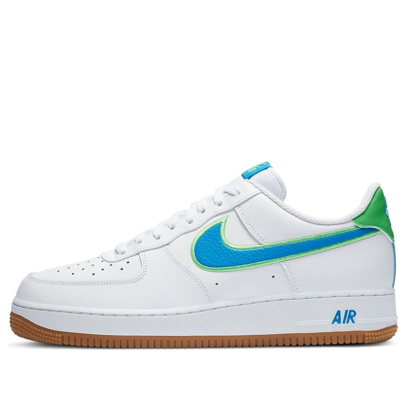 Nike Air Force 1 Low White Bright Blue Green