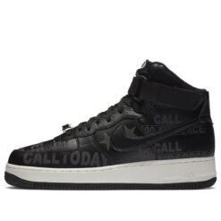Nike Air Force 1 High 07 Premium Toll Free Pack Black