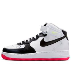 Nike Air Force 1 Mid Electric White Black Pink