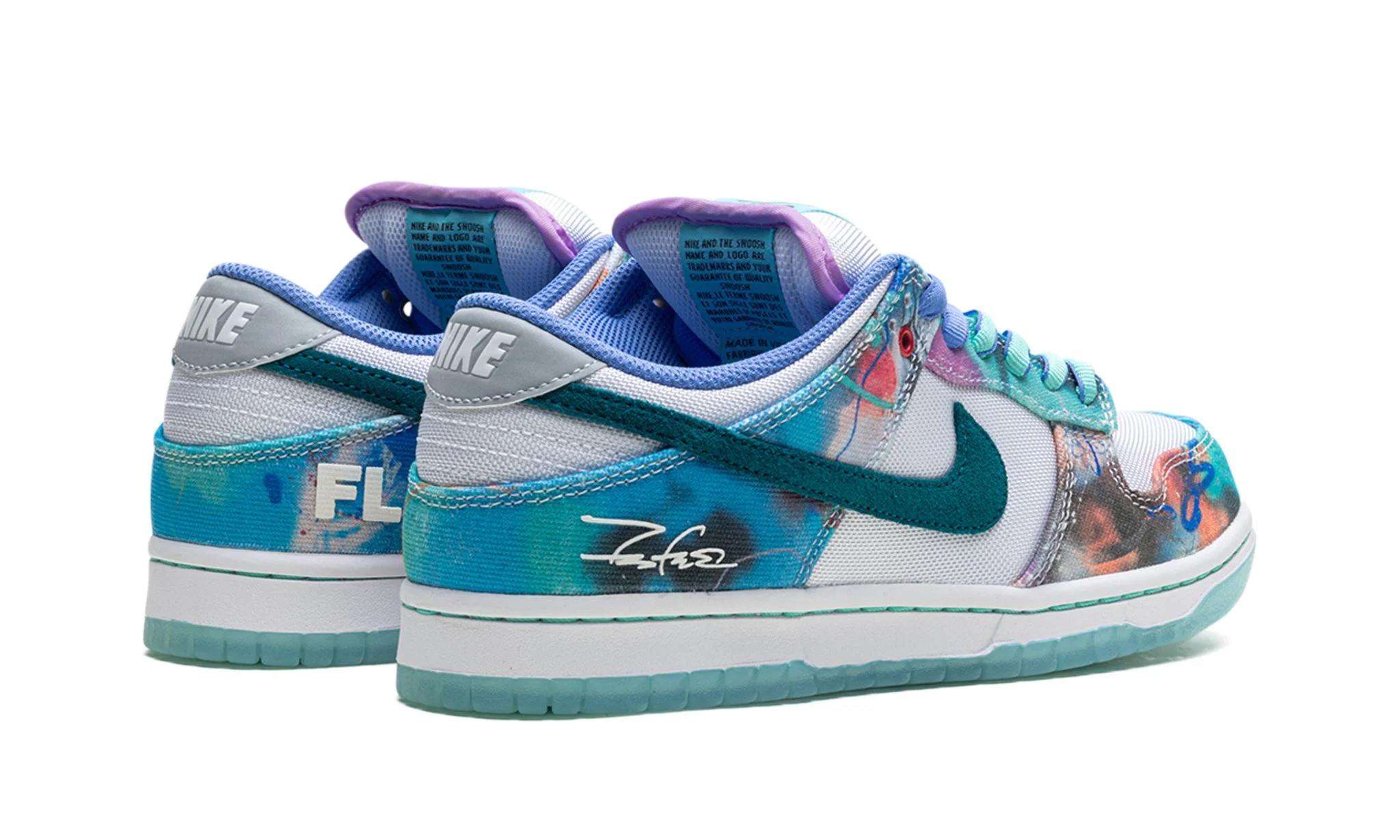 DUNK LOW SB "Futura Laboratories - Bleached Aqua"