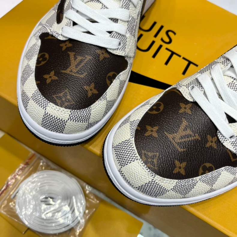 Fragment x Travis Scott x  Air Jordan 1 Low brown-Customized