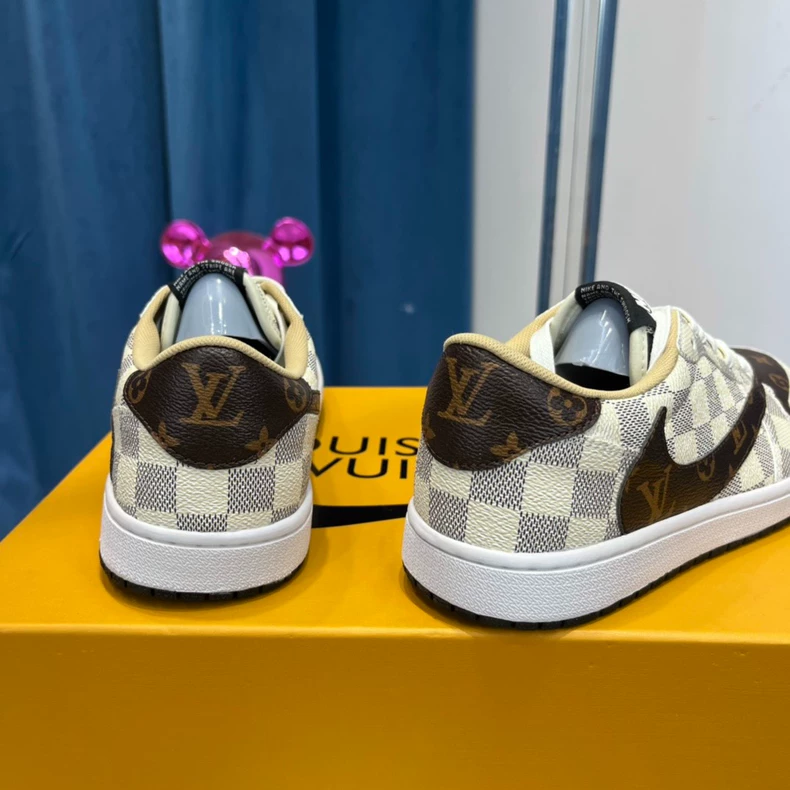Fragment x Travis Scott x  Air Jordan 1 Low brown-Customized